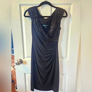 Black cocktail dress